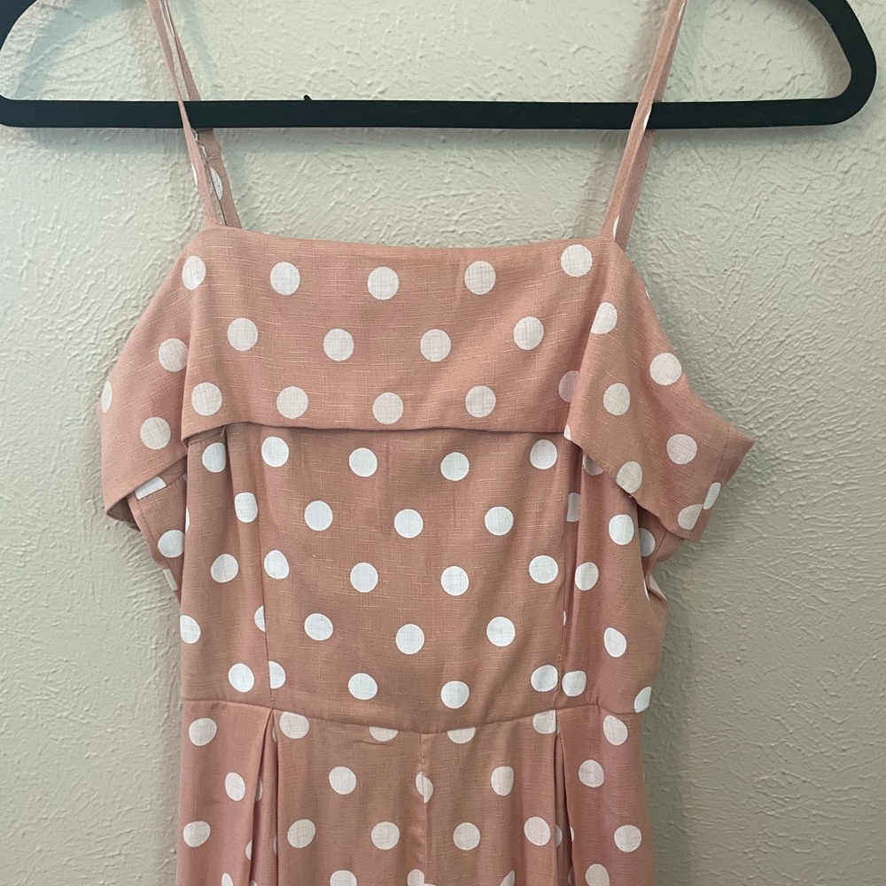 Unique Vintage cropped wide leg romper jumpsuit